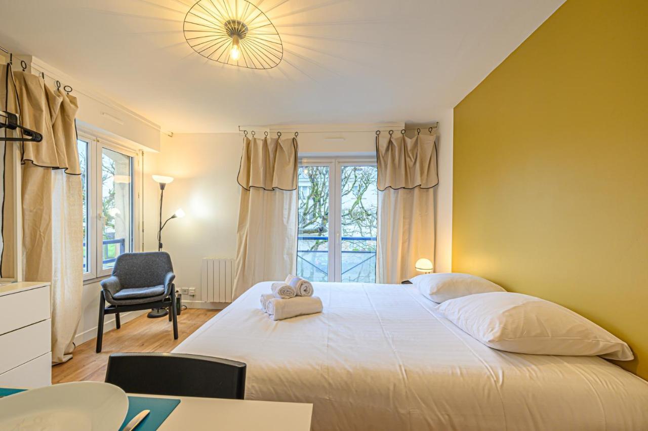 Le Ptit Pat - Studio Renove Avec Garage Centre Ville Ванн Экстерьер фото